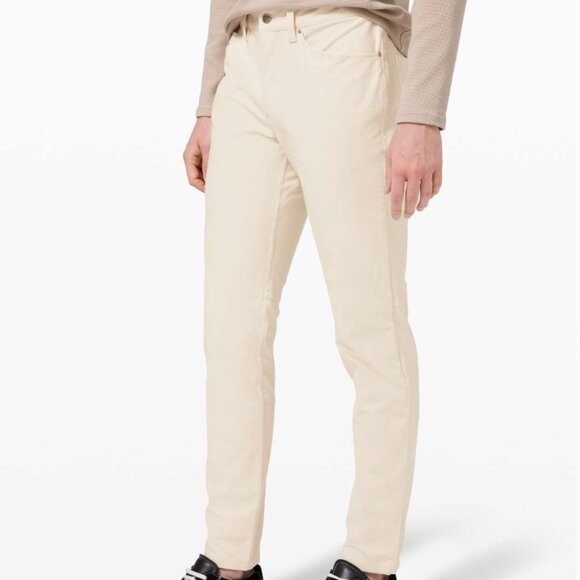 Lululemon ABC Pant Slim 34" *Utilitech White Opal